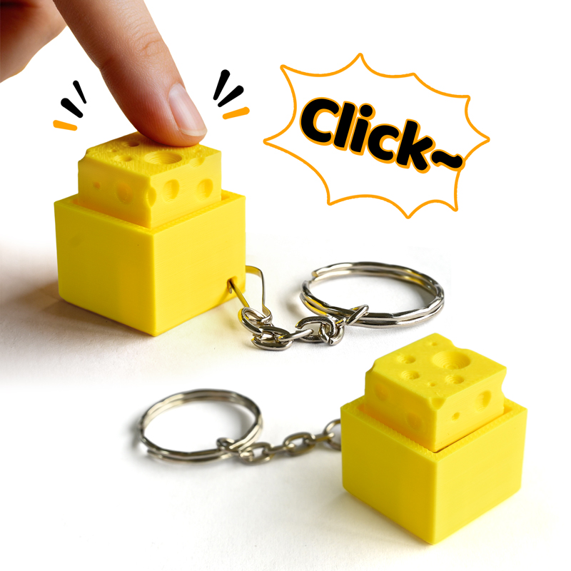 3D Printing Fidget Toys - Llavero Antiestrés con Teclado Miniatura Impreso