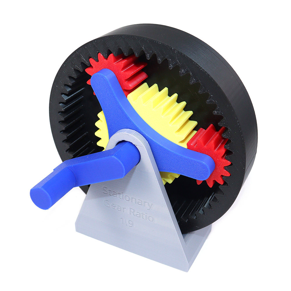3D Printing Gears - Modelo de Engranaje Planetario Ensamblable, Juego