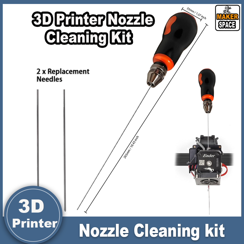 3D Printing Grinder - Accesorios para impresora 3D Clog Poke,