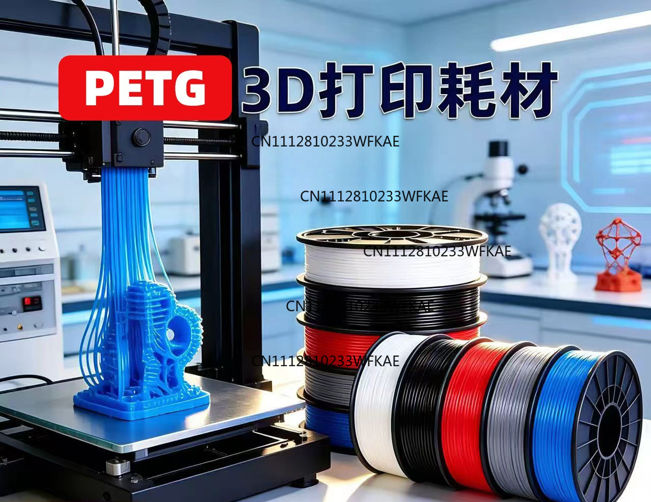 3D Printing Material - Consumibles para impresión 3D, alambre PETG