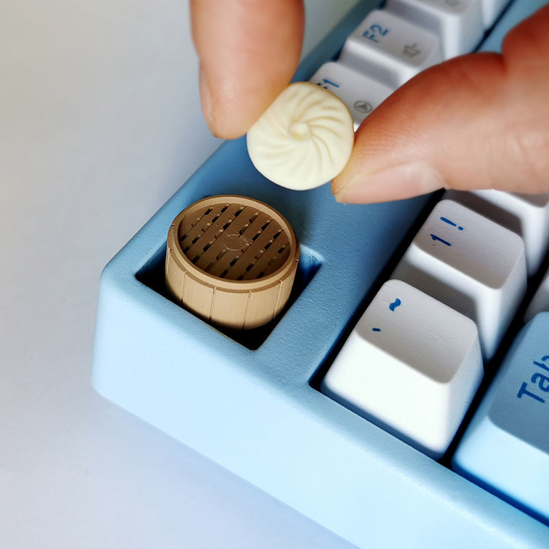 3D Printing Keyboard Keys - Bolas de bollos al vapor personalizadas,