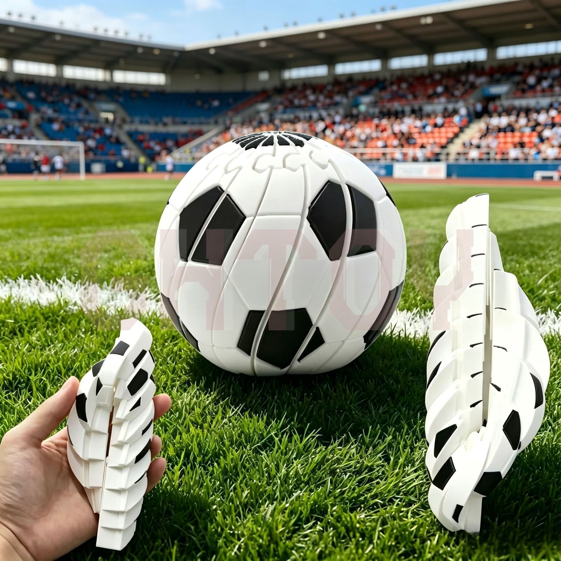3D Printing Fidget Toys - Juguete Antiestrés de Fútbol Transformable Impreso