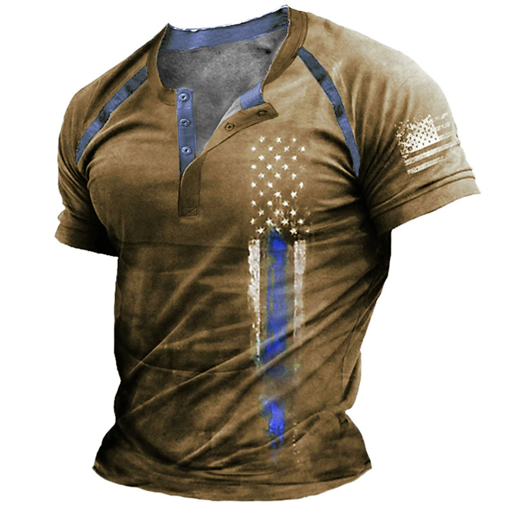 3D Printing Service - Camiseta Divertida con Estampado de Bandera