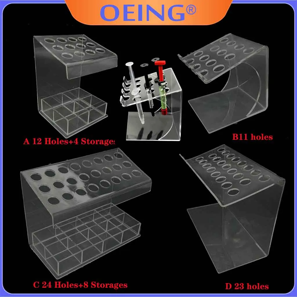 Resin Curing Station - Soporte de resina compuesta Dental, jeringa,