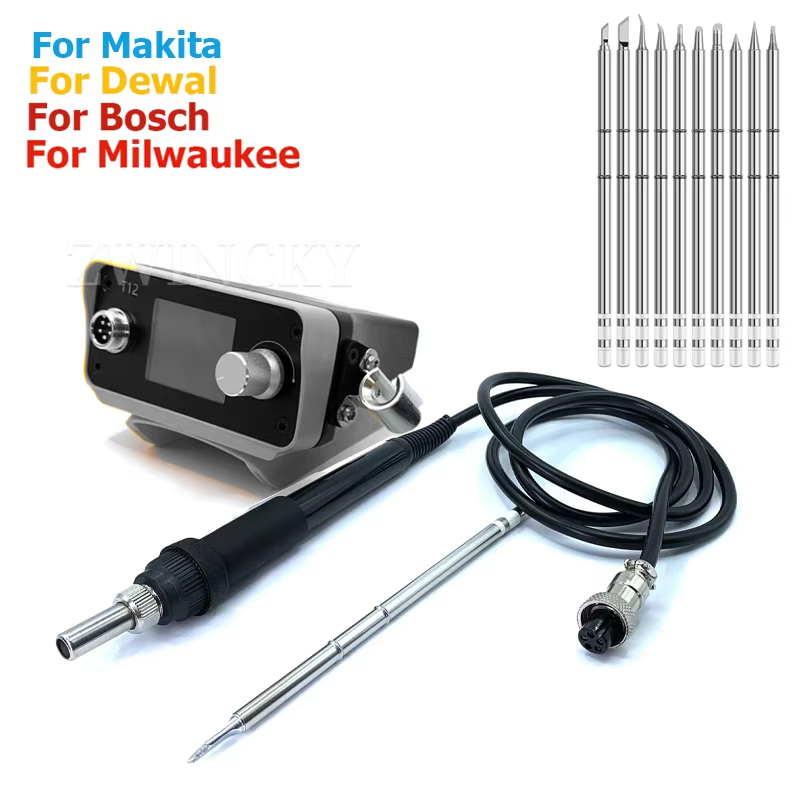Milwaukee Drill M12 Fuel - Estación de soldadura inalámbrica para Dewaltt/Makita/Milwaukee/Bosch,