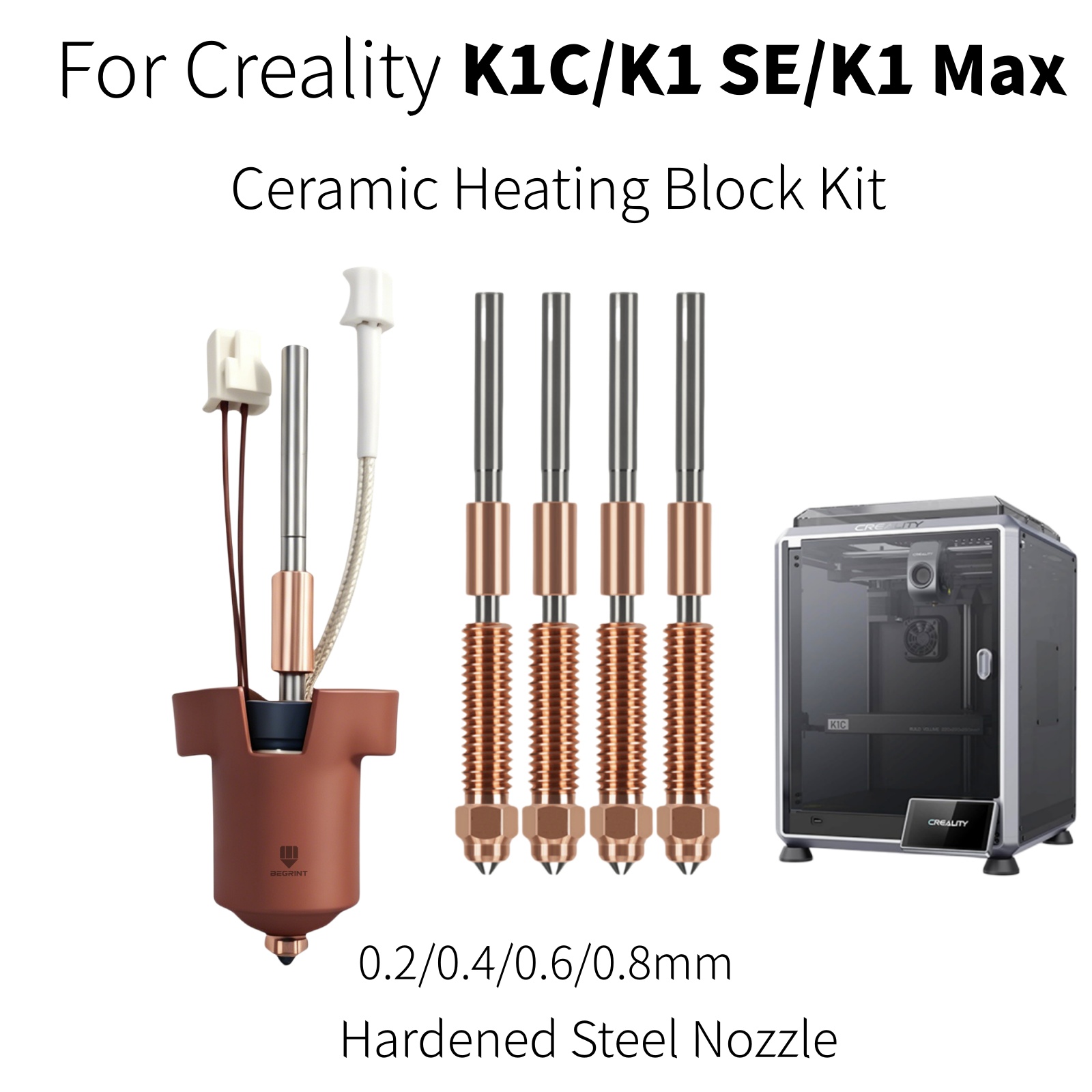 3D Printer Hotend Kit - Hotend para Creality K1C K1 MAX