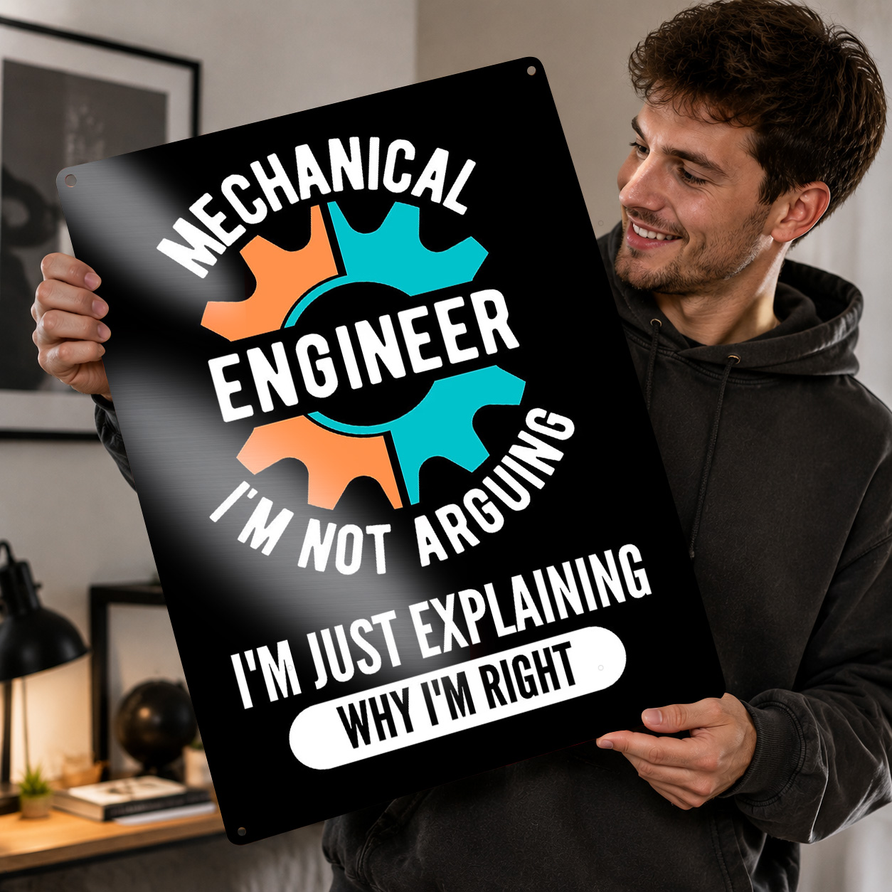 3D Printing Engineer - Divertido póster impreso en 3D con