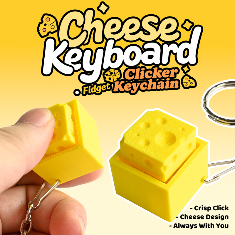 Llavero Antiestrés con Teclado - 3D Printing Fidget Toys reseña y precio