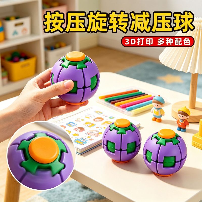 Pelota Antiestrés Giratoria Im - 3D Printing Fidget Toys reseña y precio