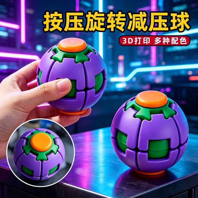 Pelota Antiestrés Giratoria Im - 3D Printing Fidget Toys reseña y precio