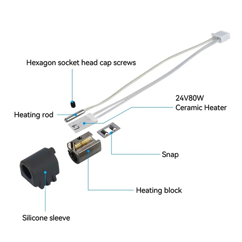 2 Piezas de Repuesto para el C - 3D Printer Hotend Kit reseña y precio
