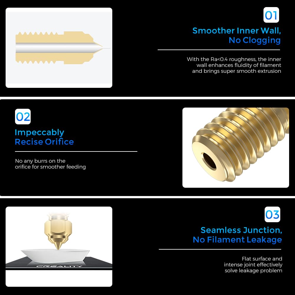 Boquillas oficiales Creality E - 3D Printer Hotend Kit reseña y precio