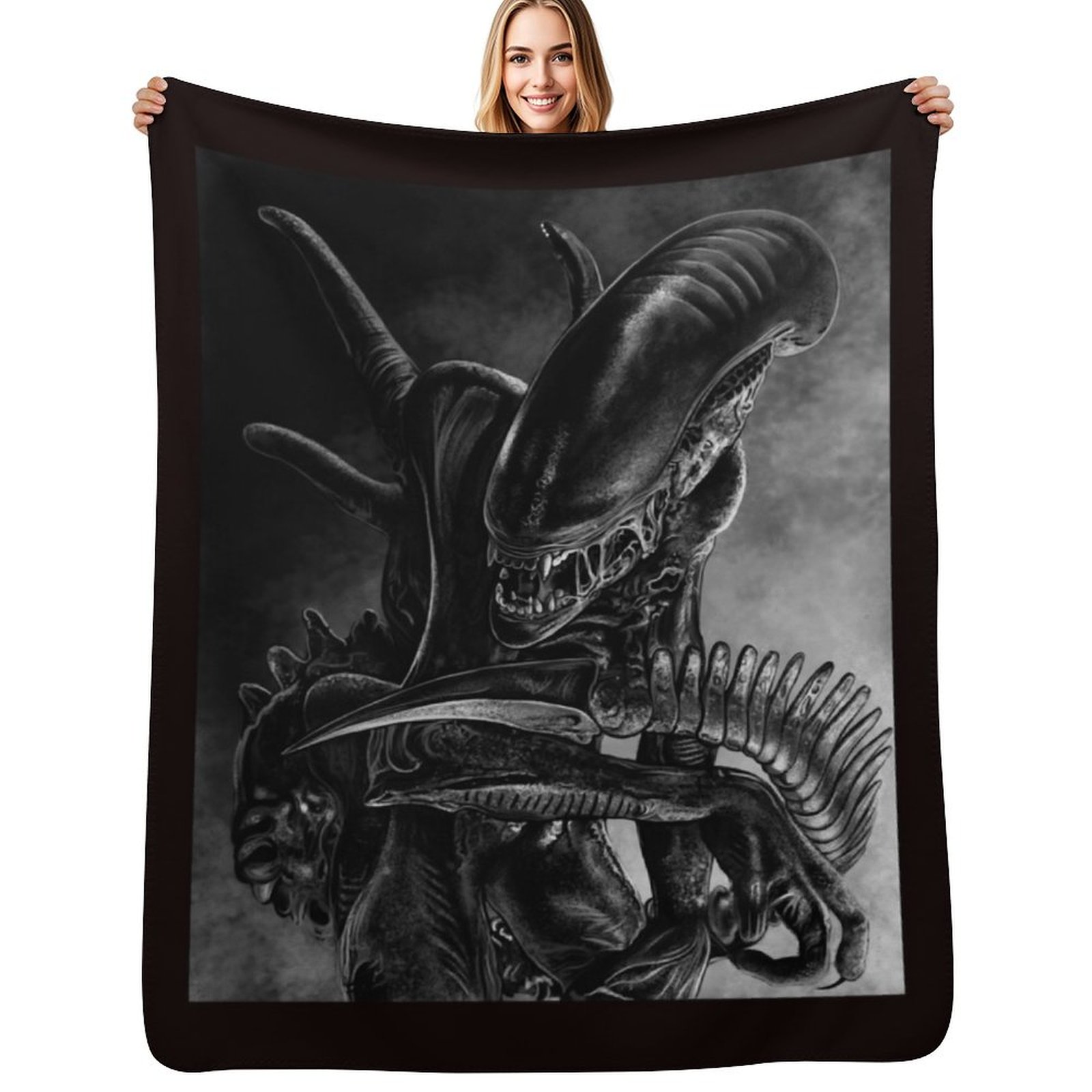 Manta decorativa de franela co - 3D Printing Xenomorph reseña y precio