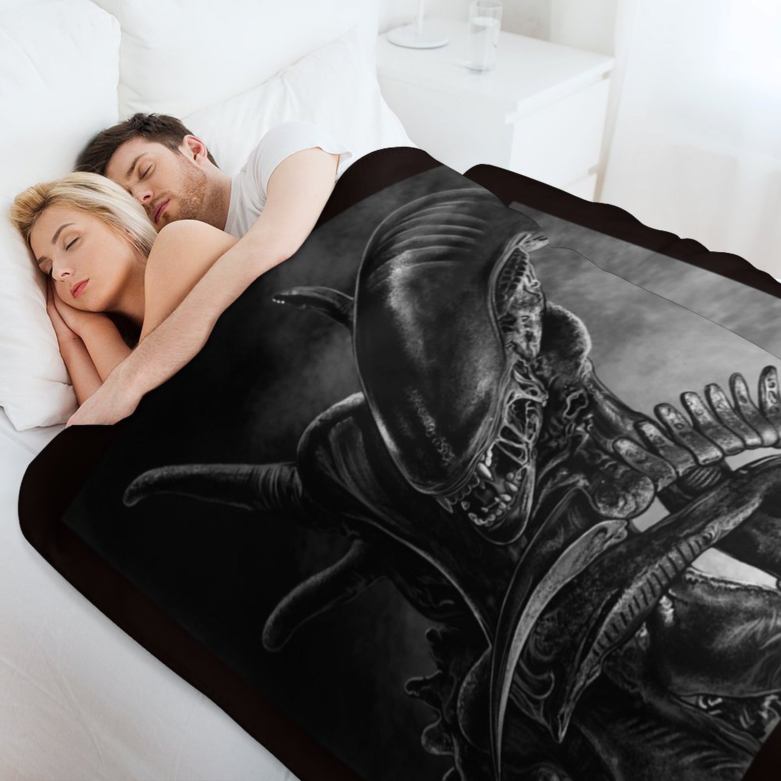 Manta decorativa de franela co - 3D Printing Xenomorph reseña y precio