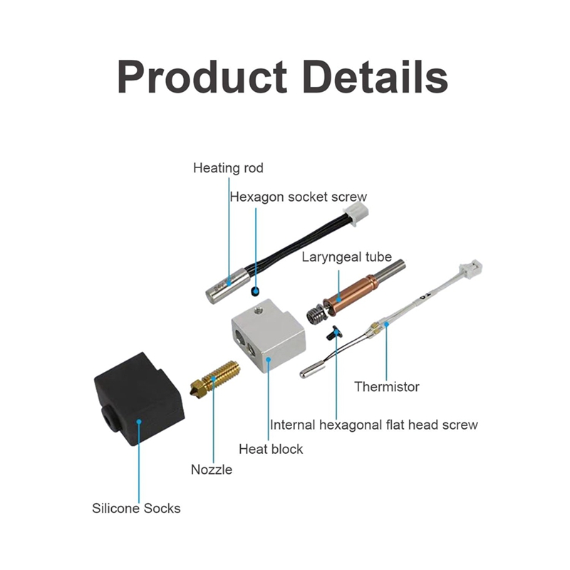 Kit de 3 Hotends para Impresor - 3D Printer Hotend Kit reseña y precio
