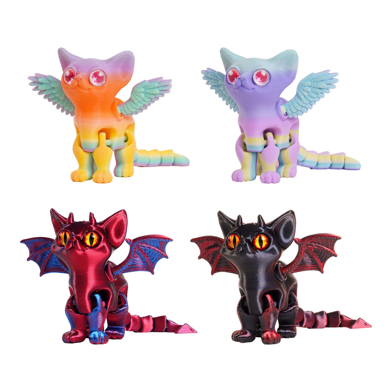 Figura de Gato Impresa en 3D,  - 3D Printing Fidget Toys reseña y precio