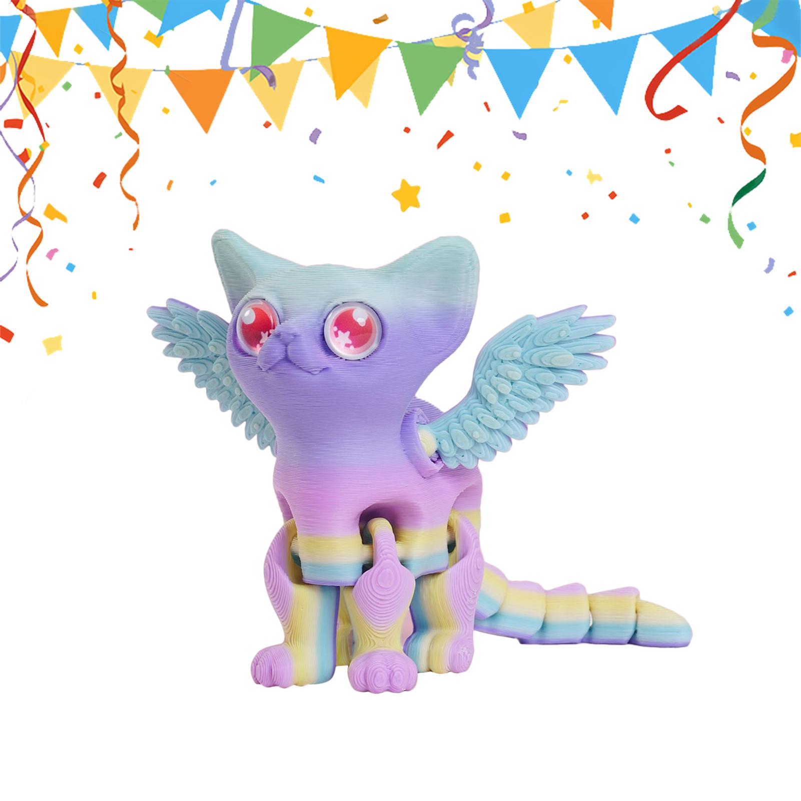 Figura de Gato Impresa en 3D,  - 3D Printing Fidget Toys reseña y precio