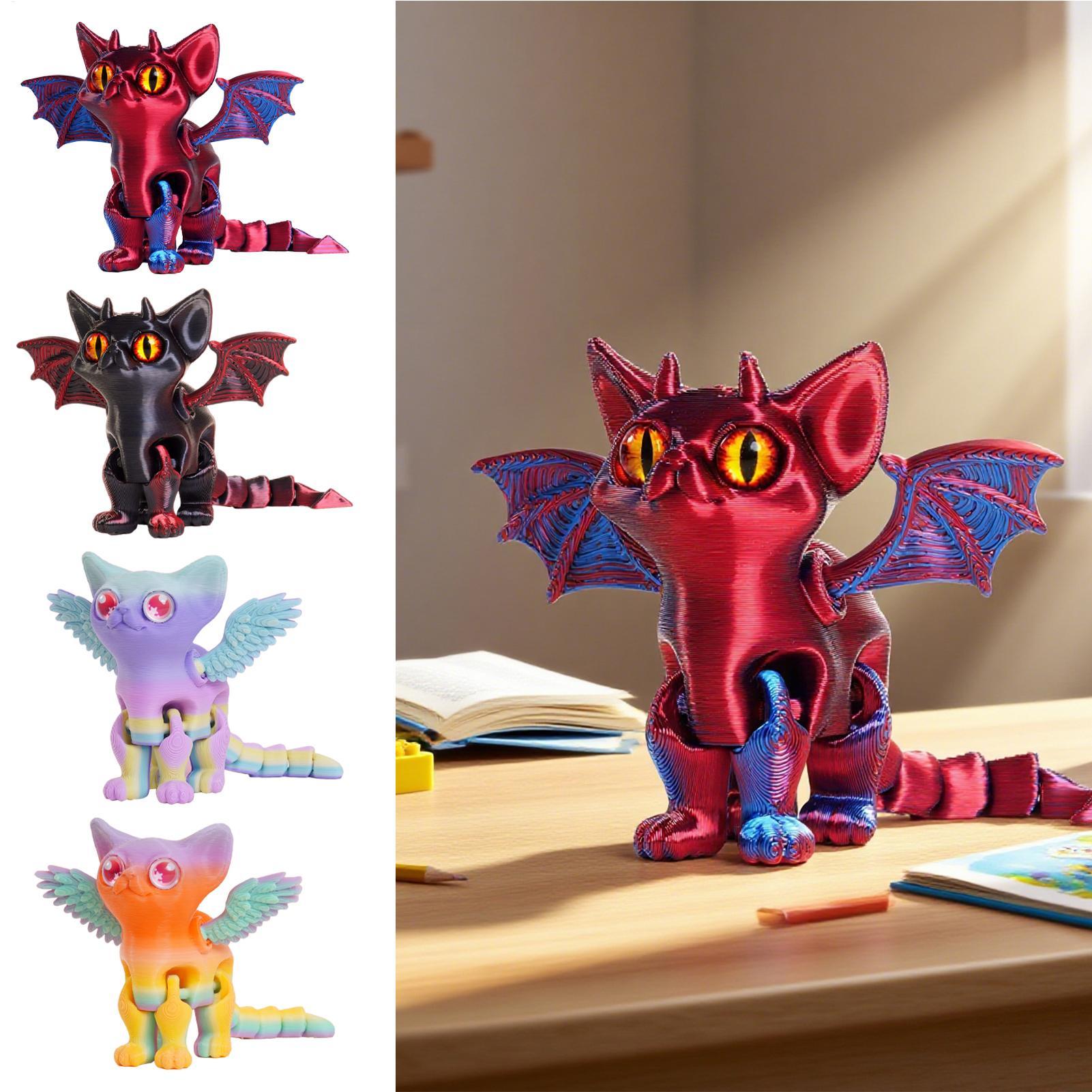 Figura de Gato Impresa en 3D,  - 3D Printing Fidget Toys reseña y precio