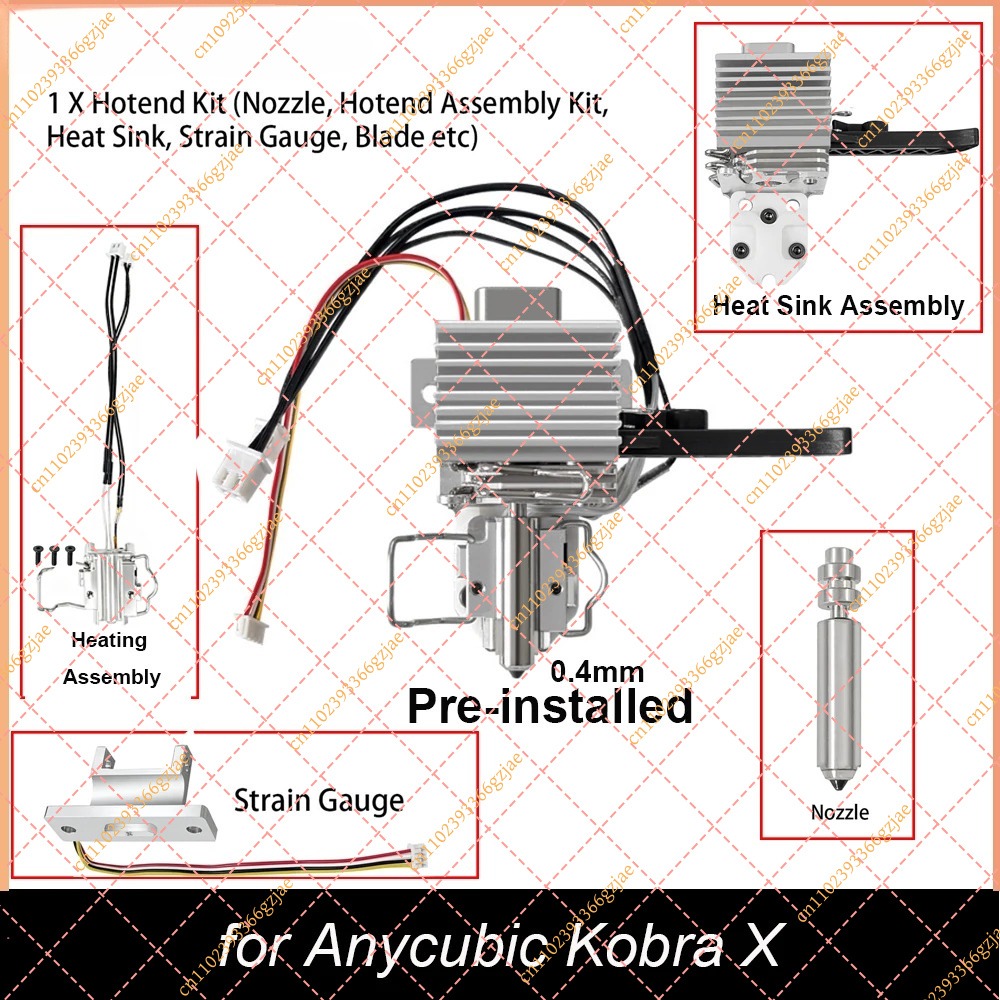 Kit de Hotend Preinstalado de  - 3D Printer Hotend Kit reseña y precio