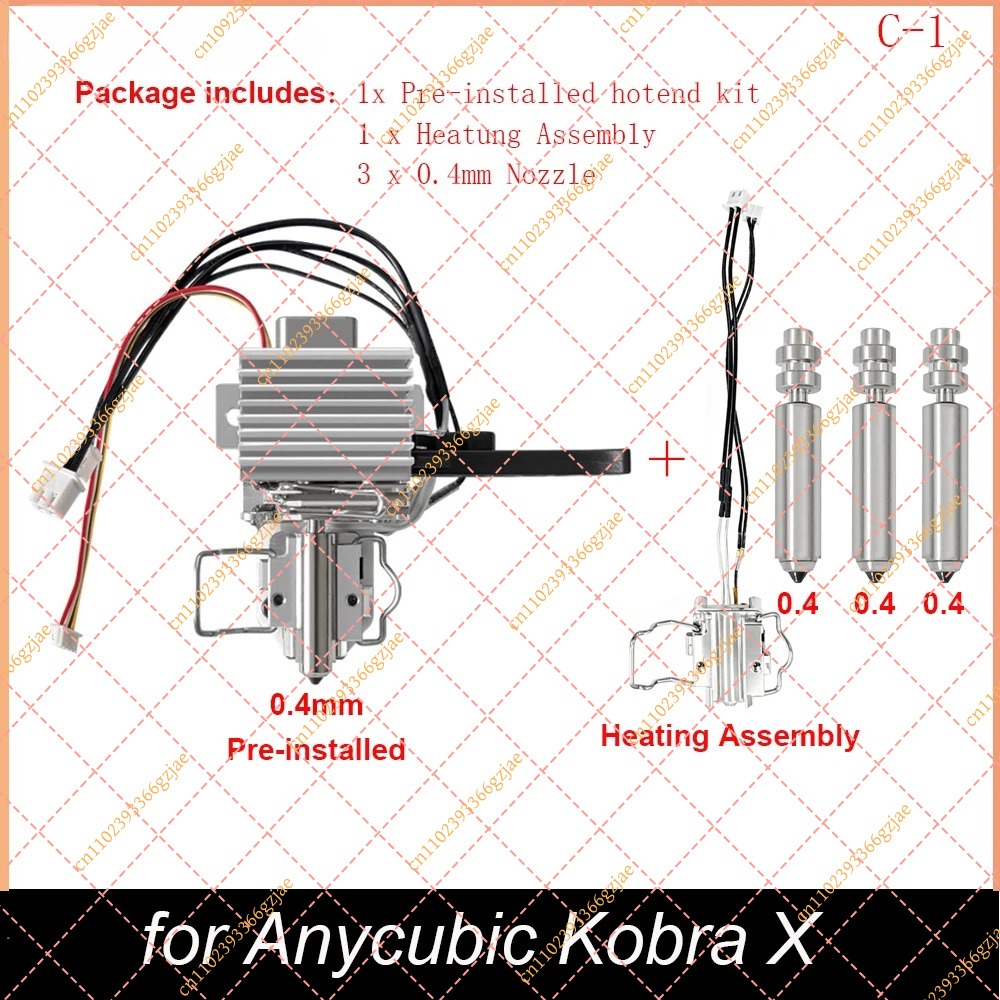 Kit de Hotend Preinstalado de  - 3D Printer Hotend Kit reseña y precio