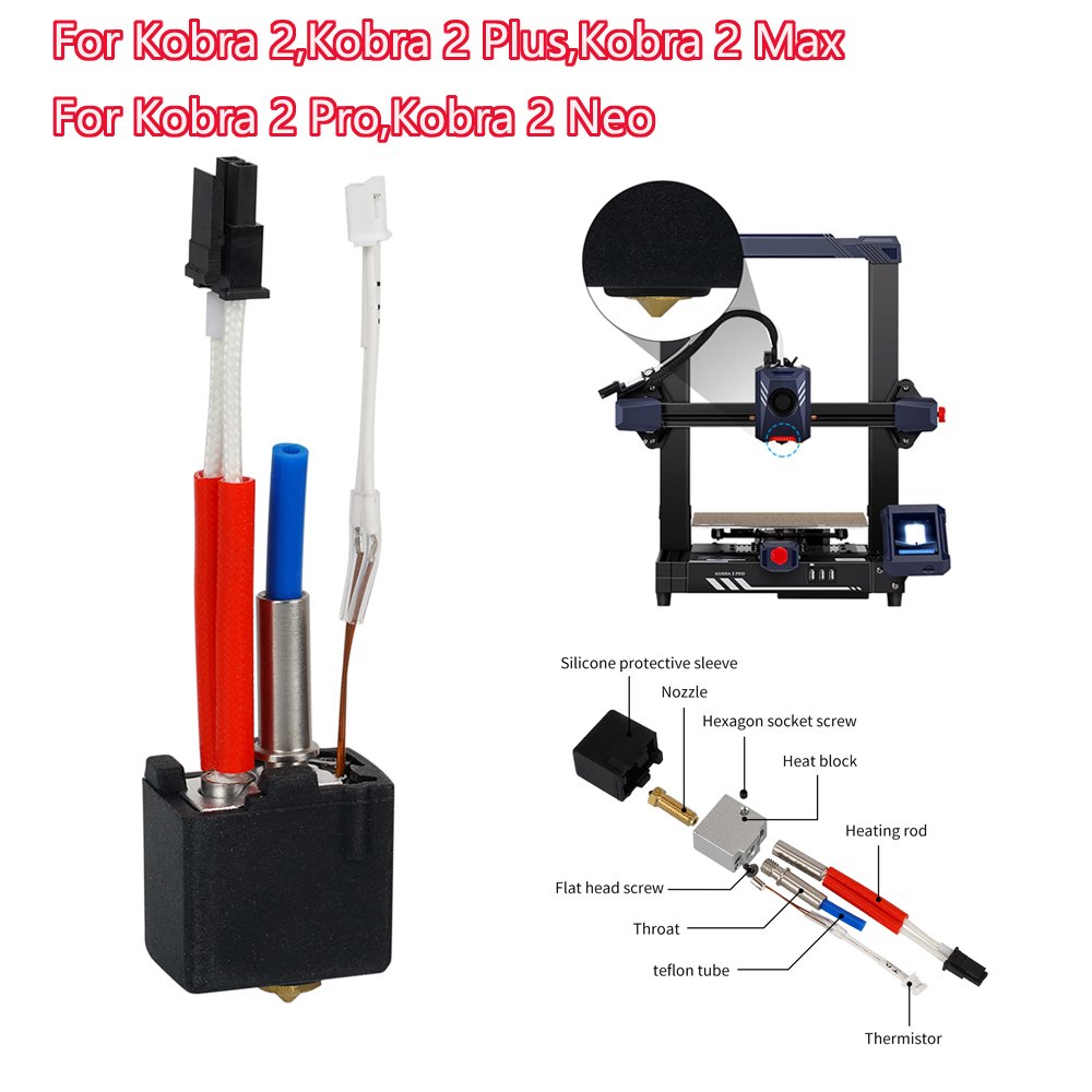 Para Anycubic Kobra 2 Hotend A - 3D Printer Hotend Kit reseña y precio