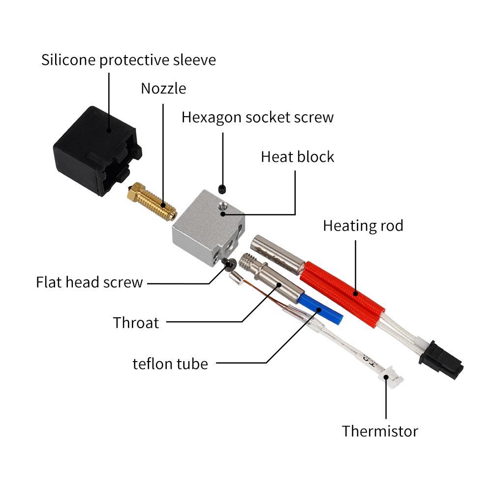 Para Anycubic Kobra 2 Hotend A - 3D Printer Hotend Kit reseña y precio