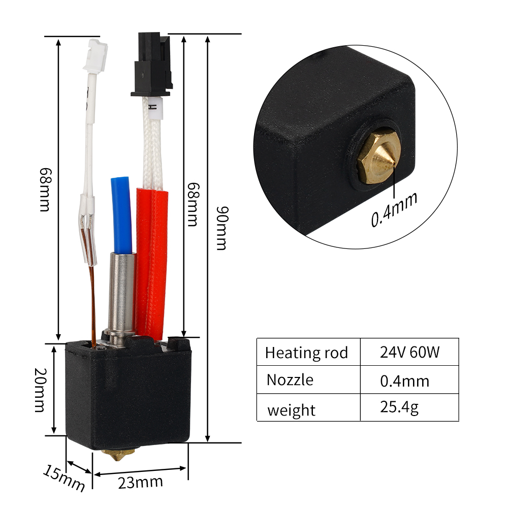 Para Anycubic Kobra 2 Hotend A - 3D Printer Hotend Kit reseña y precio