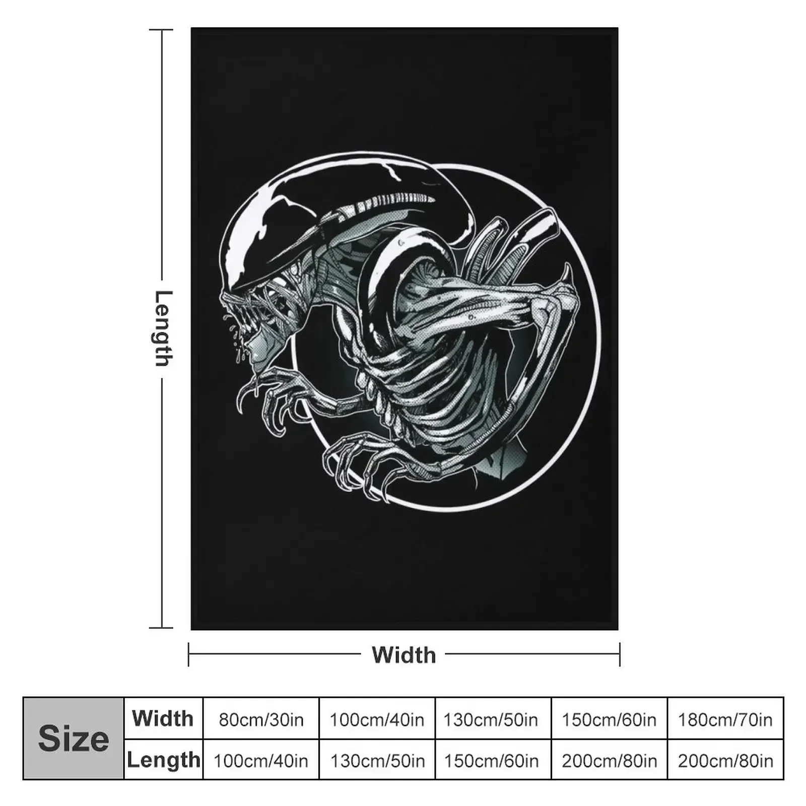 Manta con diseño de alienígena - 3D Printing Xenomorph reseña y precio