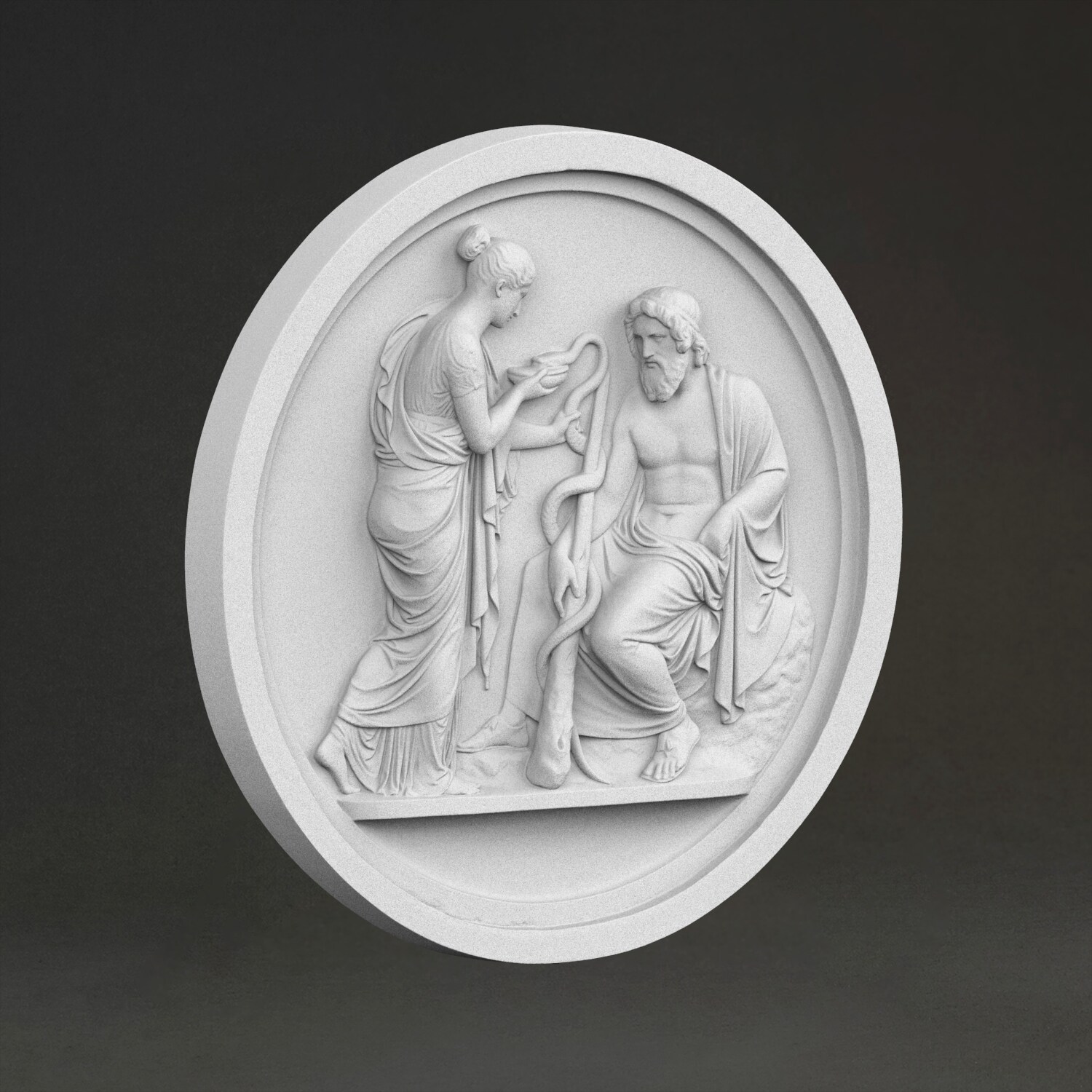 Escultura “Recitación de Nemes - 3D Printing Material reseña y precio