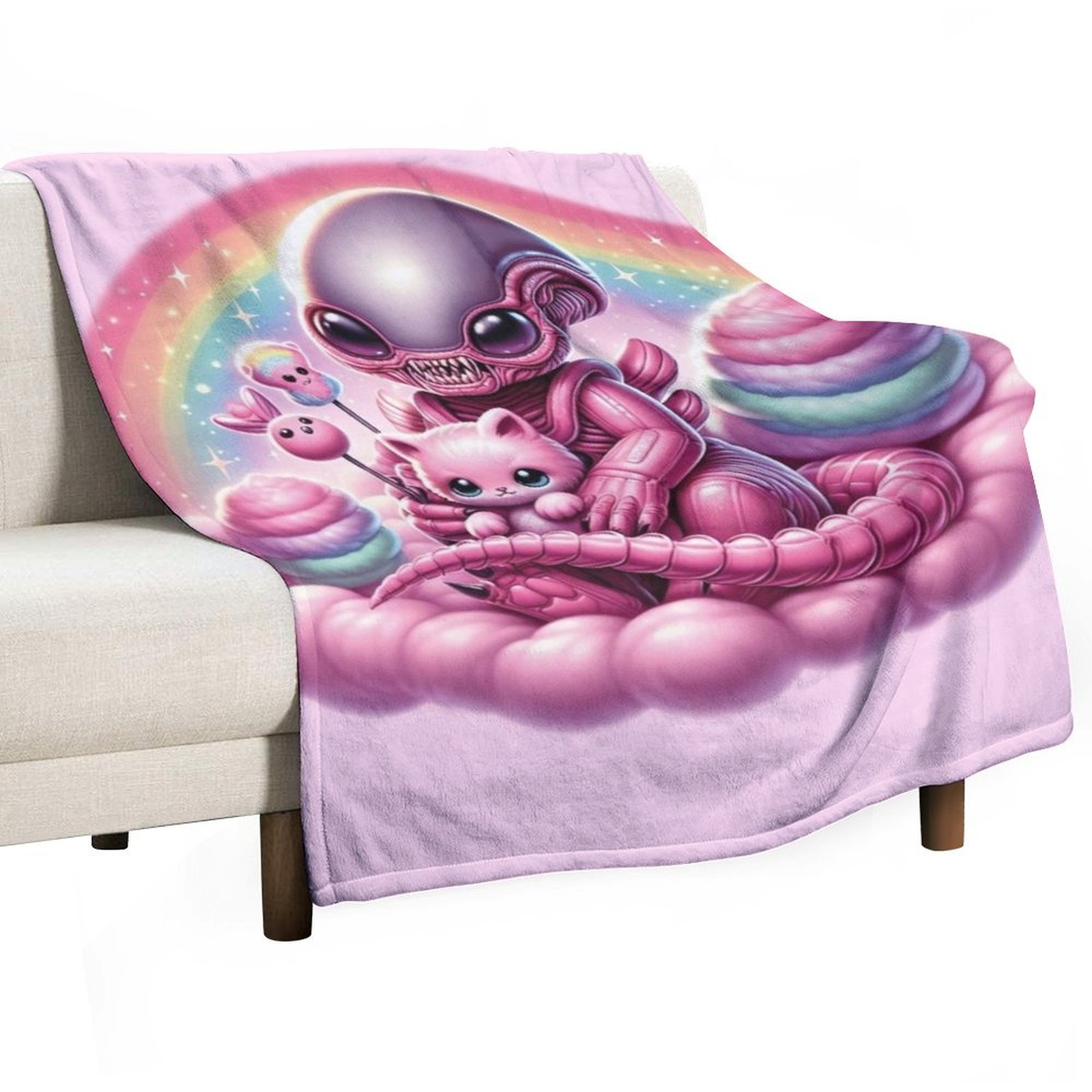Manta decorativa para cama Bab - 3D Printing Xenomorph reseña y precio
