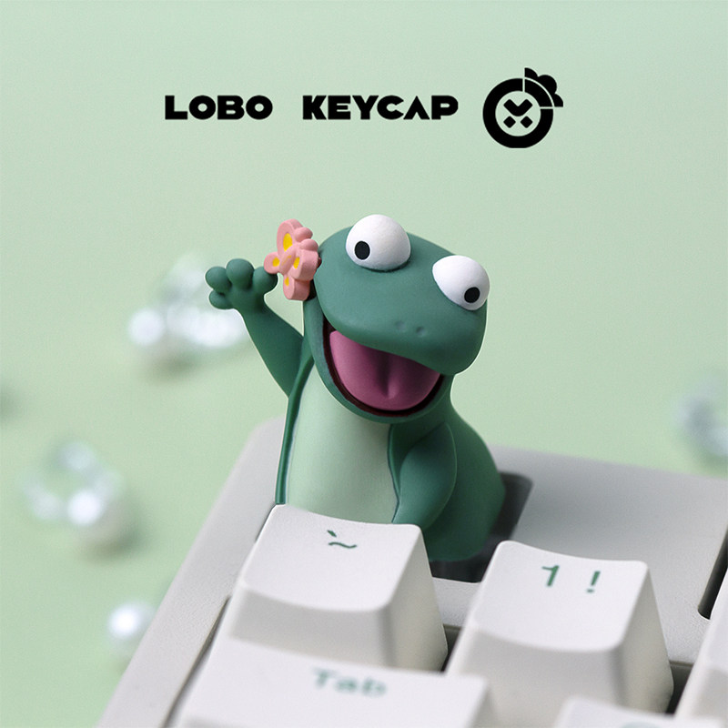 Tecla Lobo con diseño de lagar - 3D Printing Keyboard Keys reseña y precio