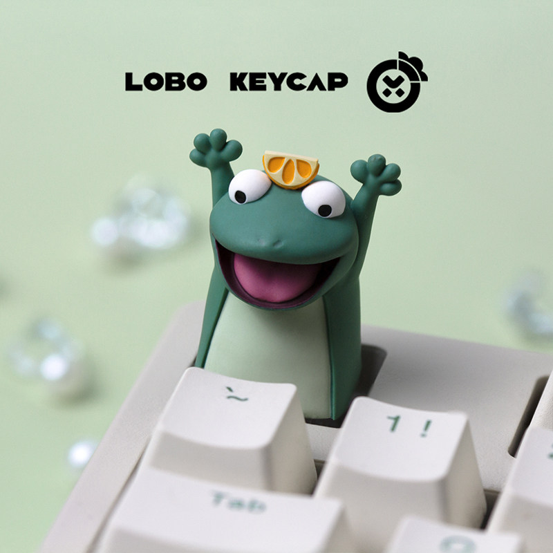 Tecla Lobo con diseño de lagar - 3D Printing Keyboard Keys reseña y precio