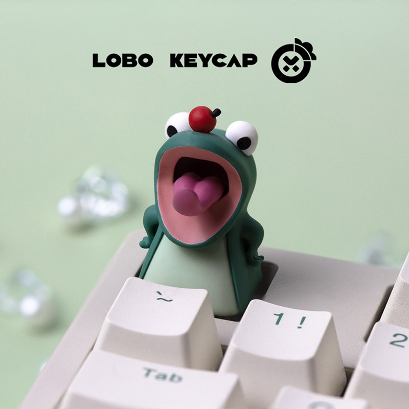 Tecla Lobo con diseño de lagar - 3D Printing Keyboard Keys reseña y precio