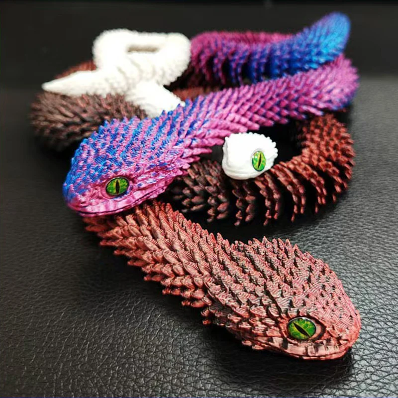 Serpiente impresa en 3D, jugue - 3D Printing Fidget Toys reseña y precio