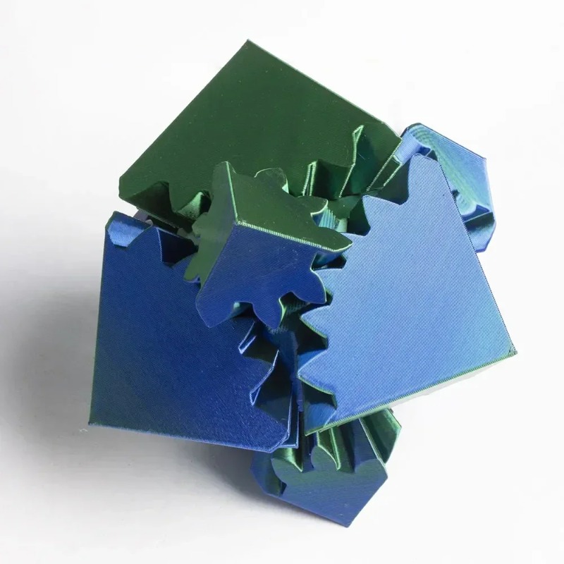 Decoración de escritorio, cubo - 3D Printing Gears reseña y precio