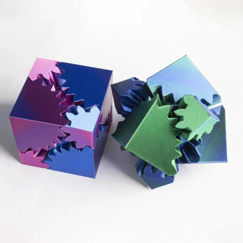 Decoración de escritorio, cubo - 3D Printing Gears reseña y precio