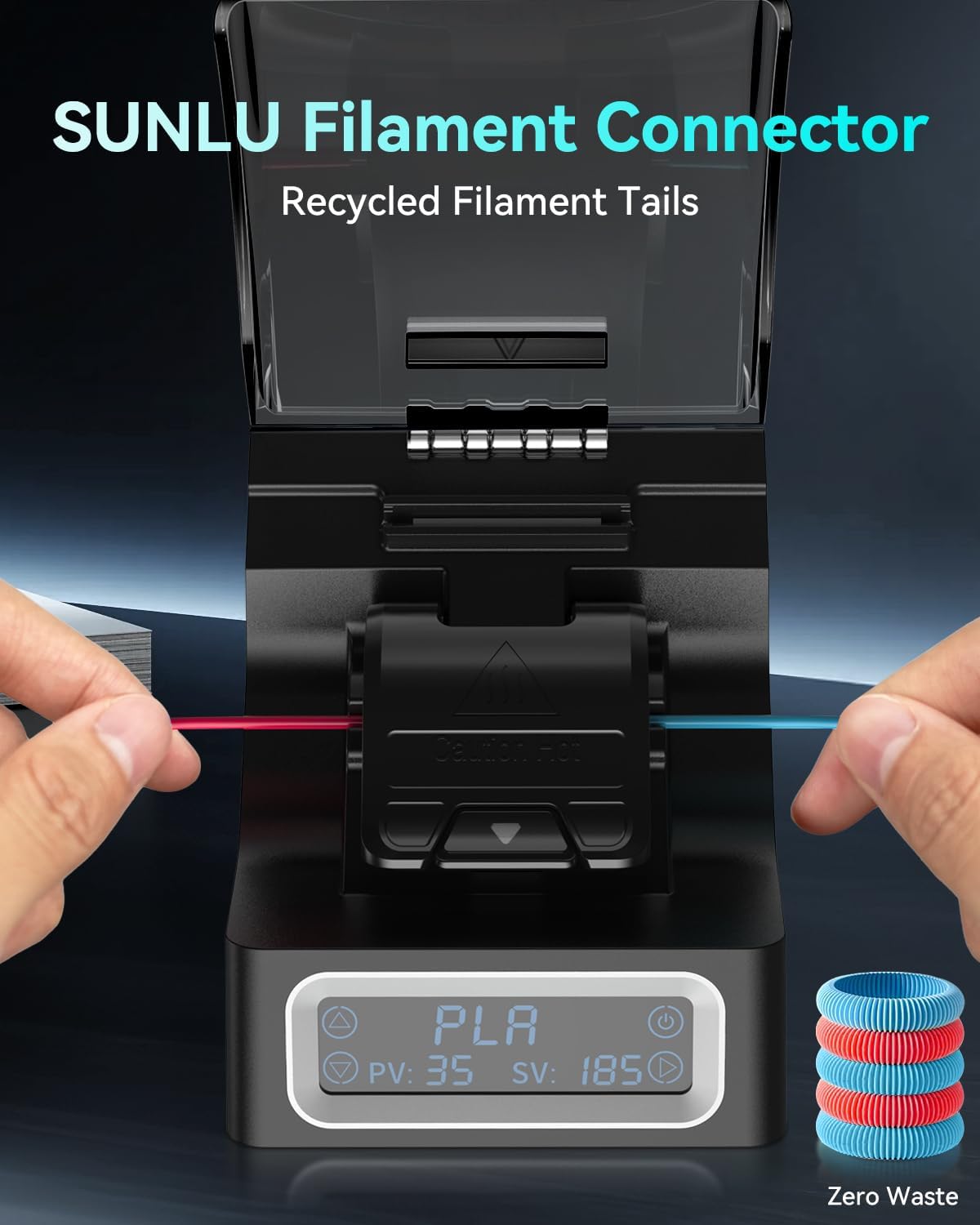 Conector de filamento SUNLU FC - 3D Printing Waste reseña y precio