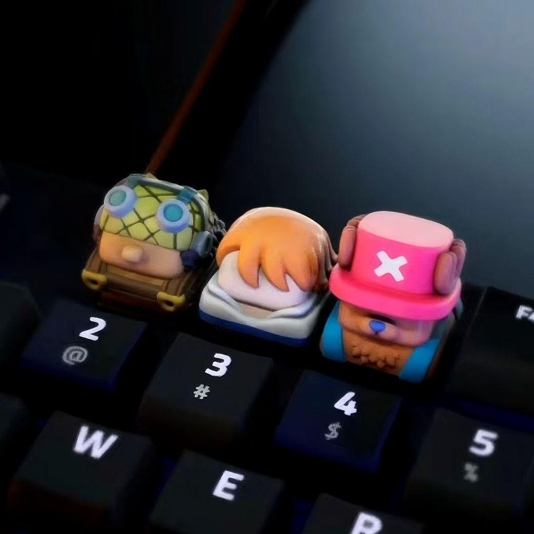 One Piece Chopper Nami anime d - 3D Printing Keyboard Keys reseña y precio