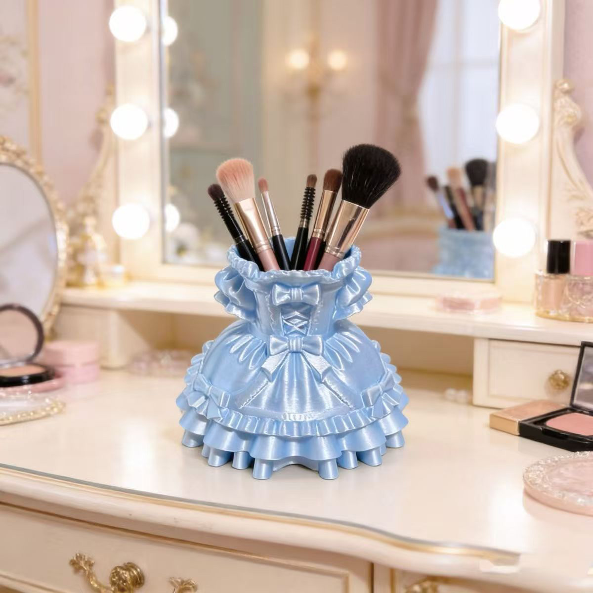 Soporte para brochas de maquil - 3D Printing Examples reseña y precio