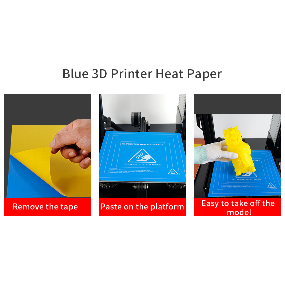 KingRoon-pegatina de cama térm - 3D Printing Waste reseña y precio
