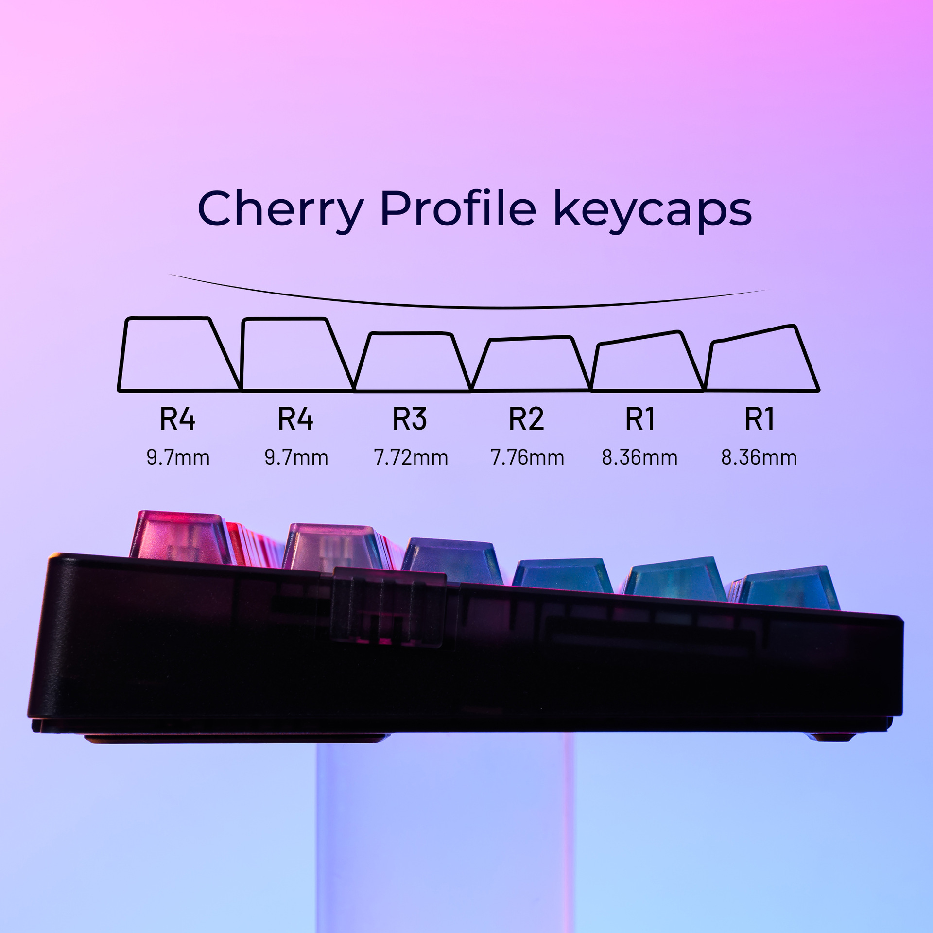 Teclas con Gradiente de Color, - 3D Printing Keyboard Keys reseña y precio