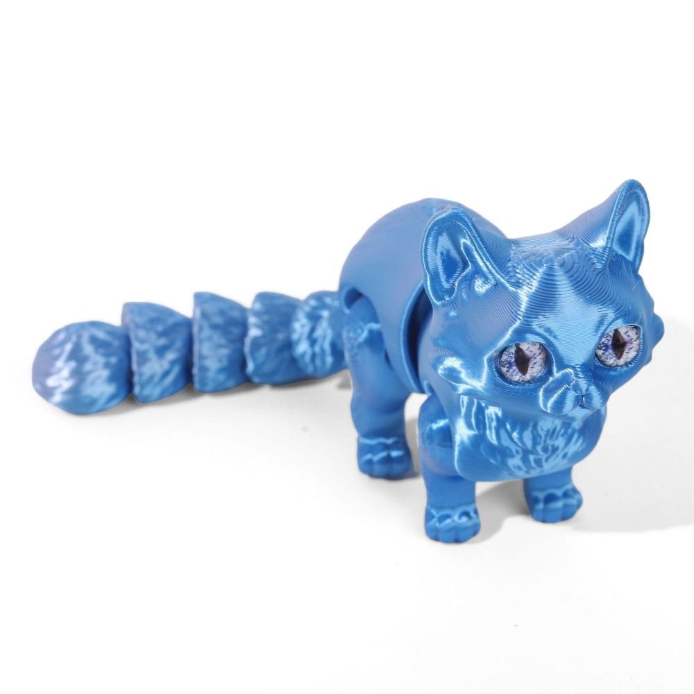 Modelo de Gato Impreso en 3D c - 3D Printing Material reseña y precio