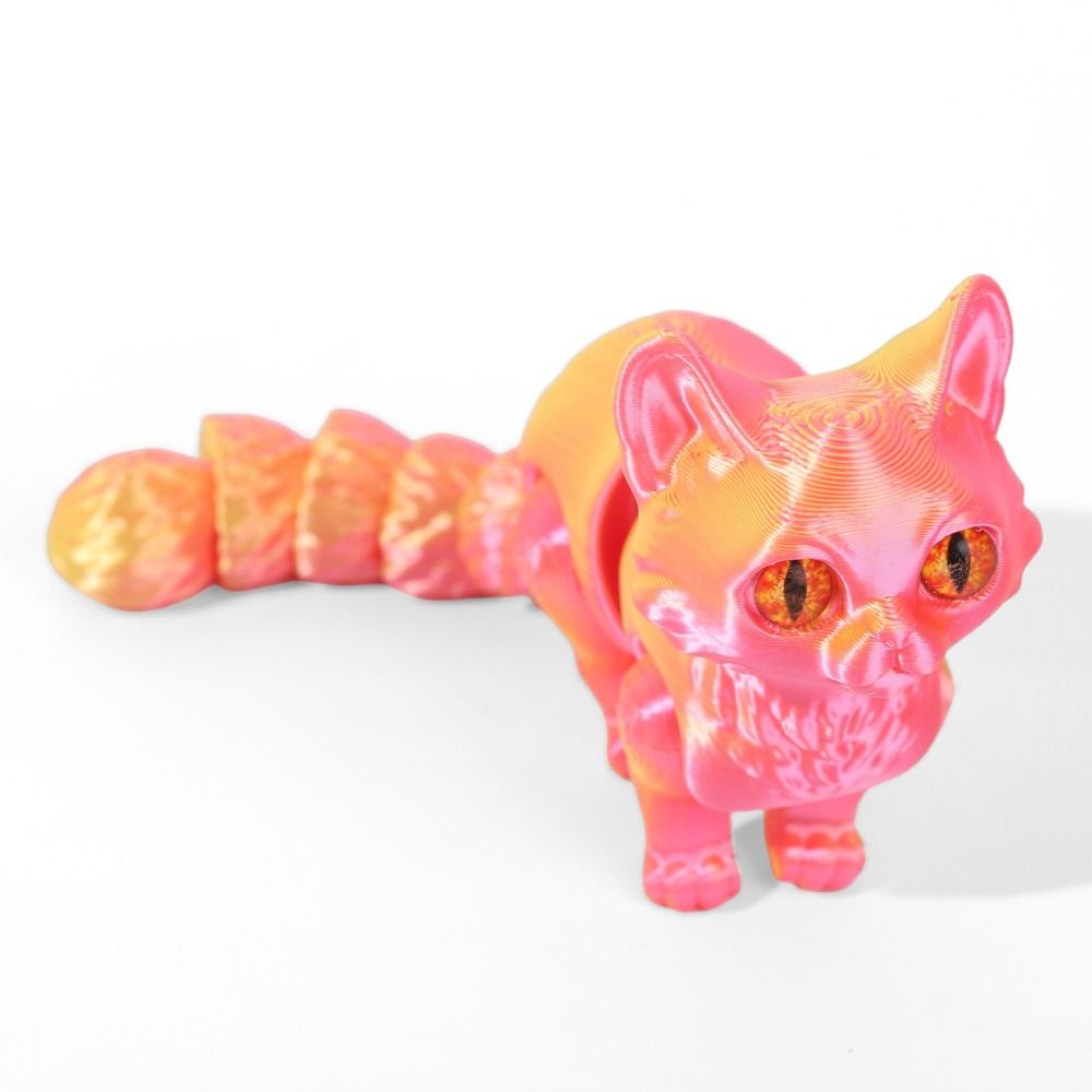 Modelo de Gato Impreso en 3D c - 3D Printing Material reseña y precio