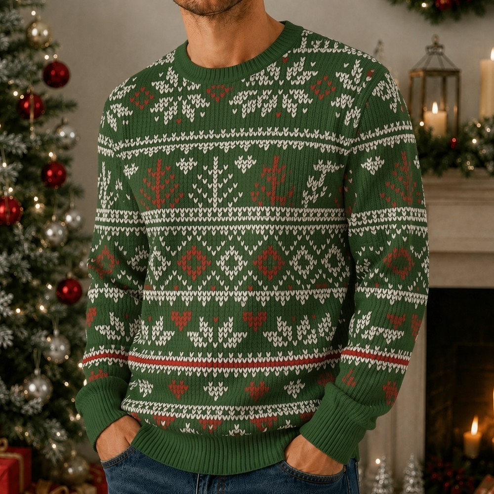 Suéter Navideño Unisex con Dis - 3D Printing Xmas reseña y precio