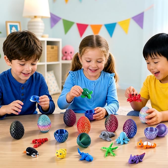 Caja Sorpresa con 24 Huevos Im - 3D Printing Fidget Toys reseña y precio
