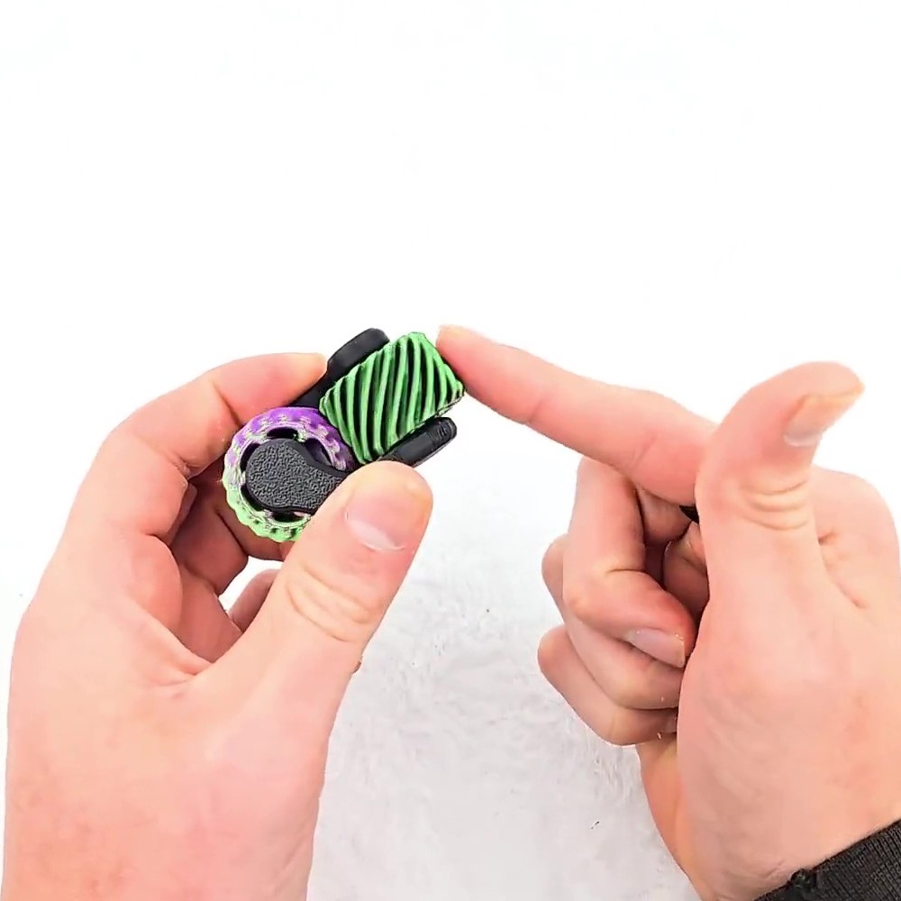 1 unidad de Fidget Spinner imp - 3D Printing Gears reseña y precio
