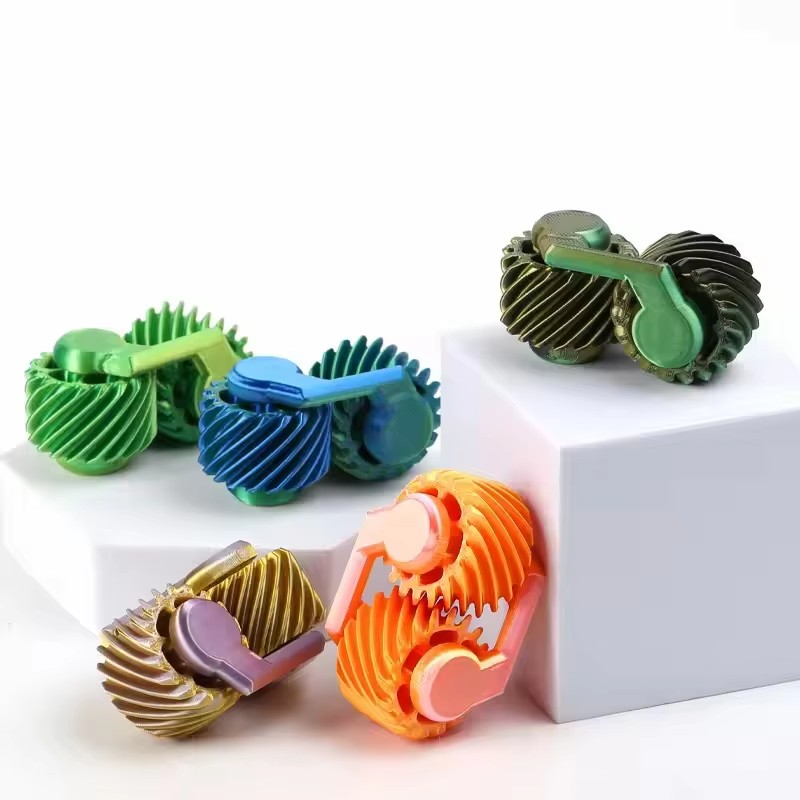 1 unidad de Fidget Spinner imp - 3D Printing Gears reseña y precio