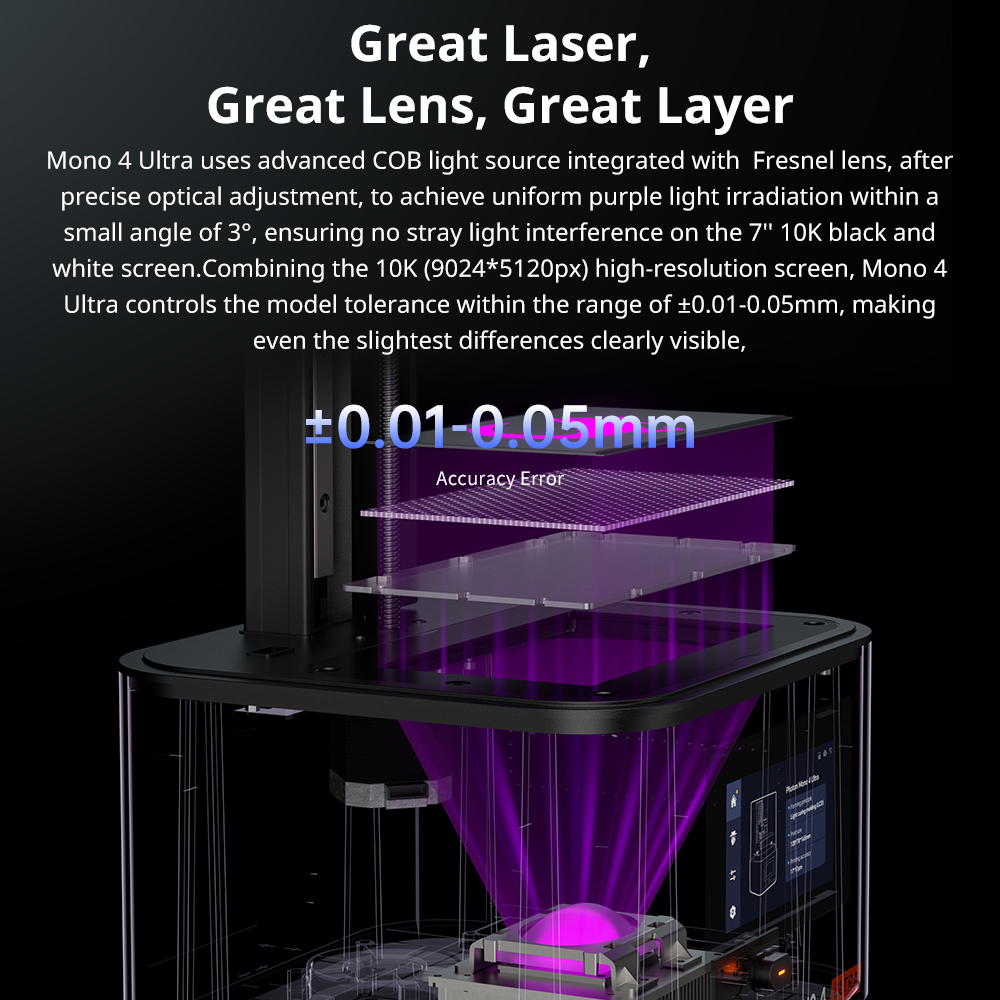 ANYCUBIC Photon Mono 4 Ultra i - 3D Printing Uv Resin reseña y precio
